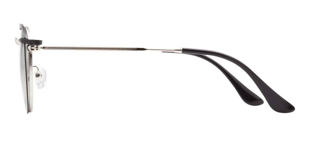 CARETTA Clipon Baby Man,Woman,Unisex Round Full-Rimmed Metal Polarize CRTTA MTL 7555-C.02